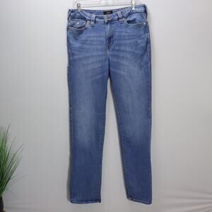 True Religion Billie Mid Rise Straight Jeans Blue Women’s 33